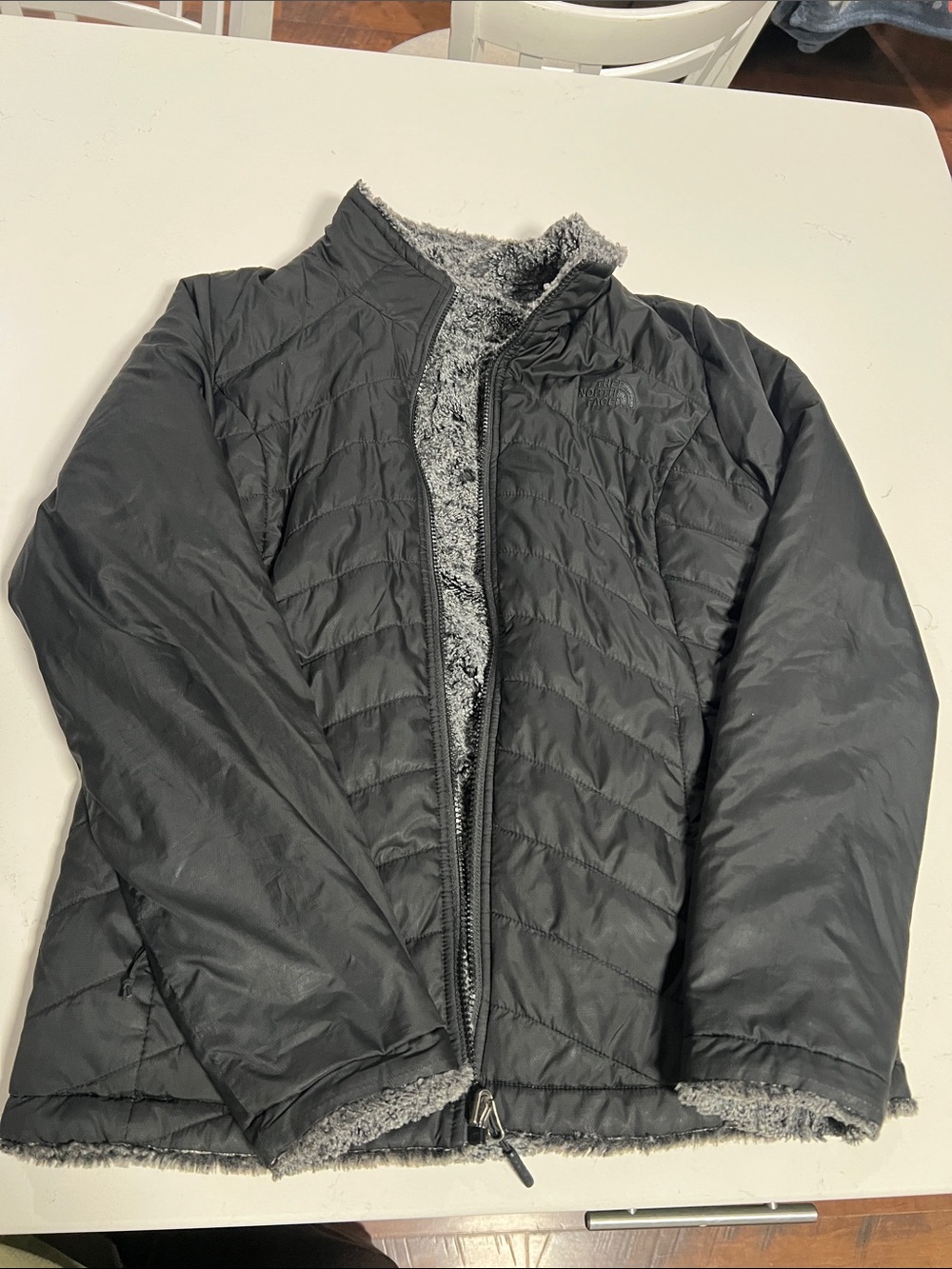 The North Face Black Reversible Sherpa Jacket